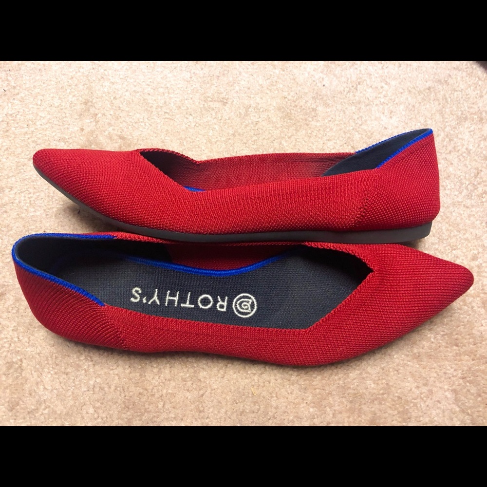 Rothy’s-The Point-Chili Red